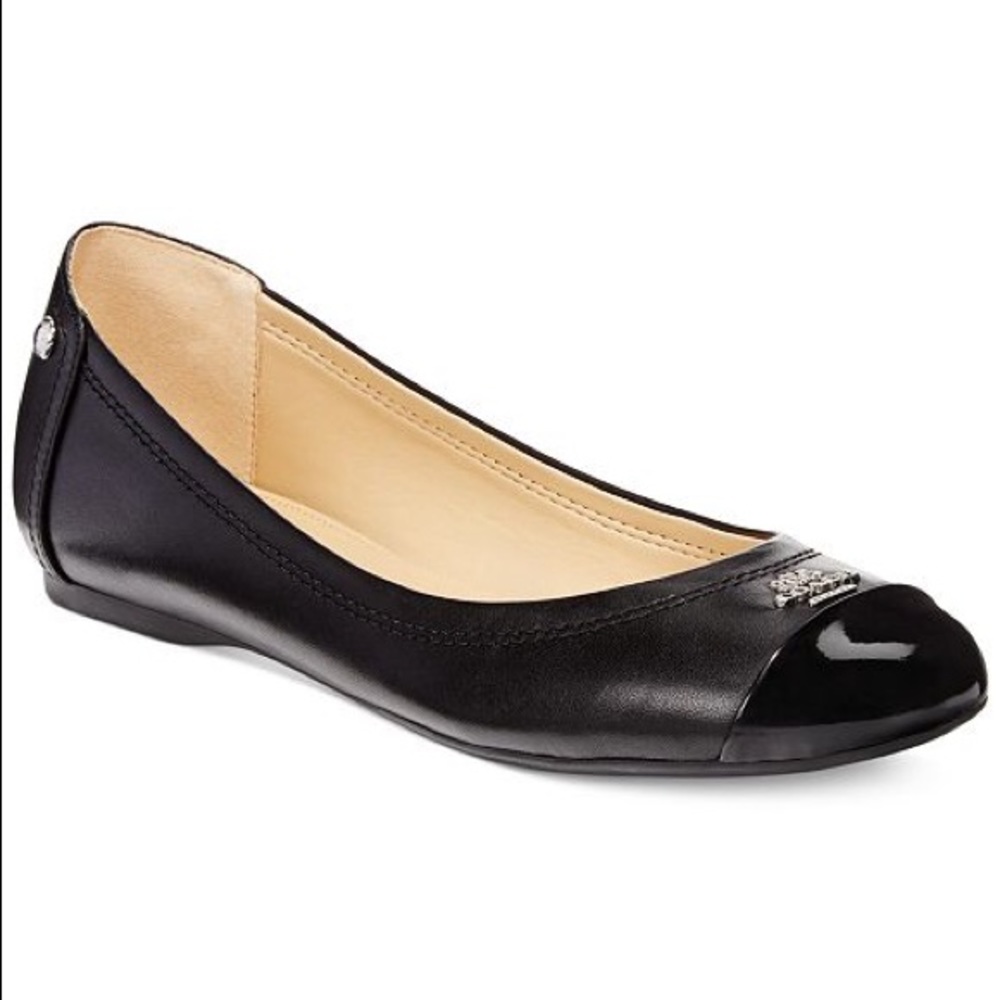 NEW Coach Black Chelsea Ballet Flats